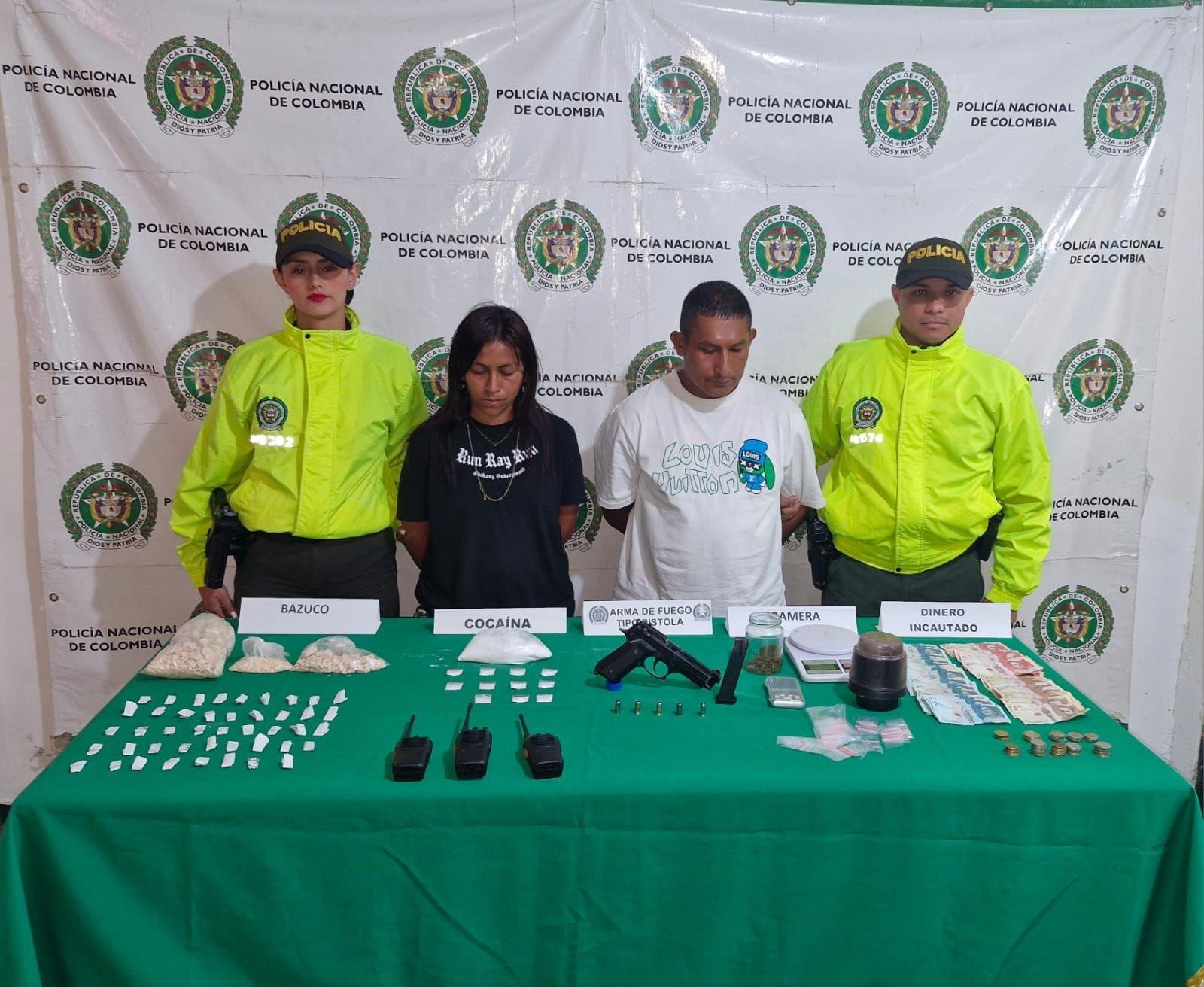 Desmantelan red de tráfico de drogas en San Agustín: dos capturados