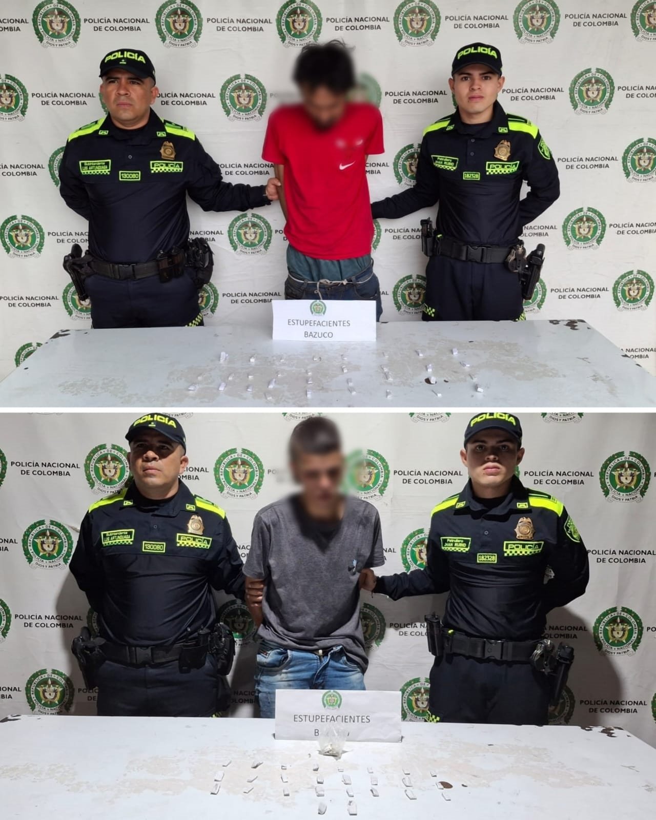 Autoridades capturan en flagrancia a dos personas por tráfico de estupefacientes en Garzón