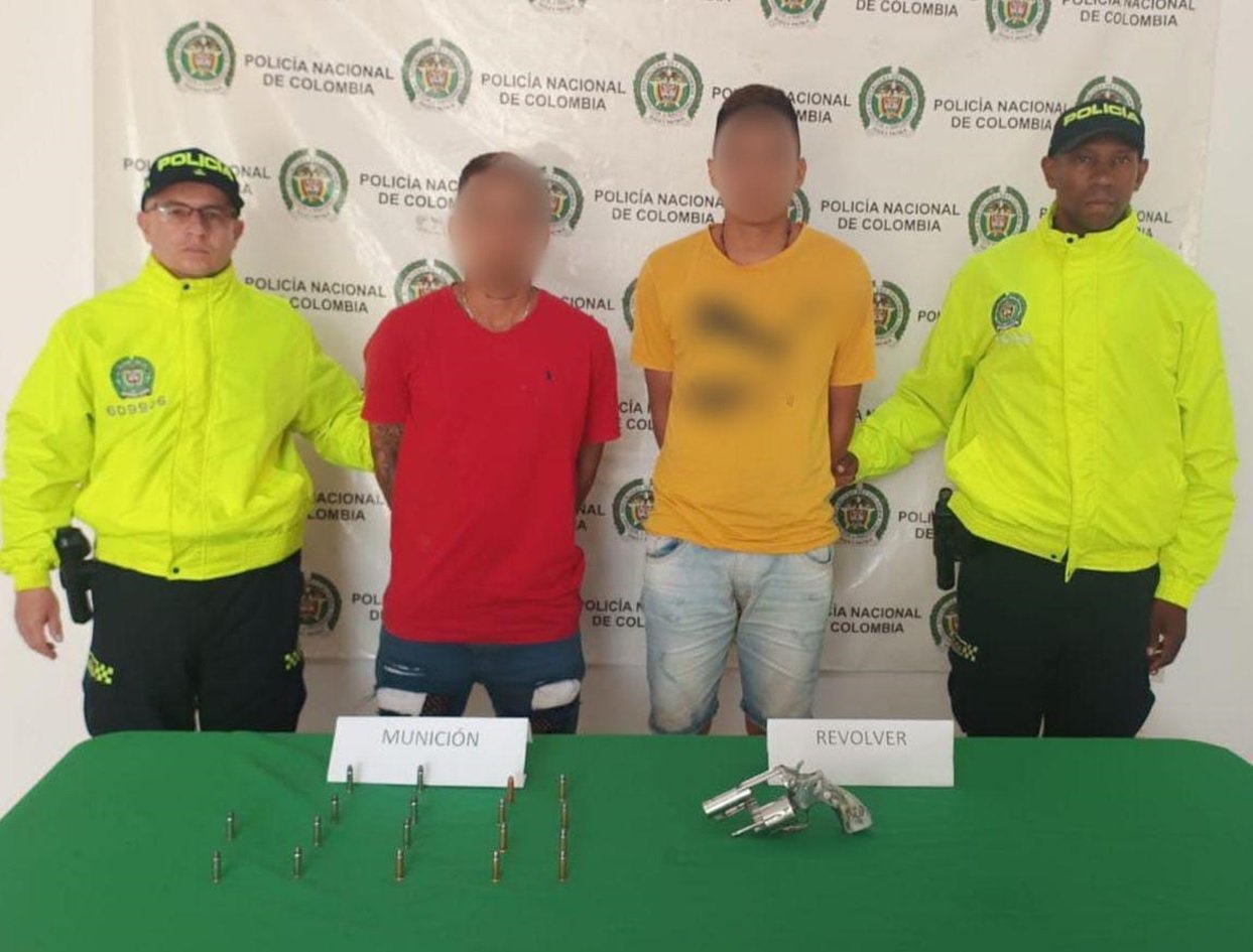 Capturan a dos delincuentes armados en Aipe, Huila