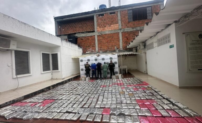 Policía incauta media tonelada de marihuana en Paicol, Huila