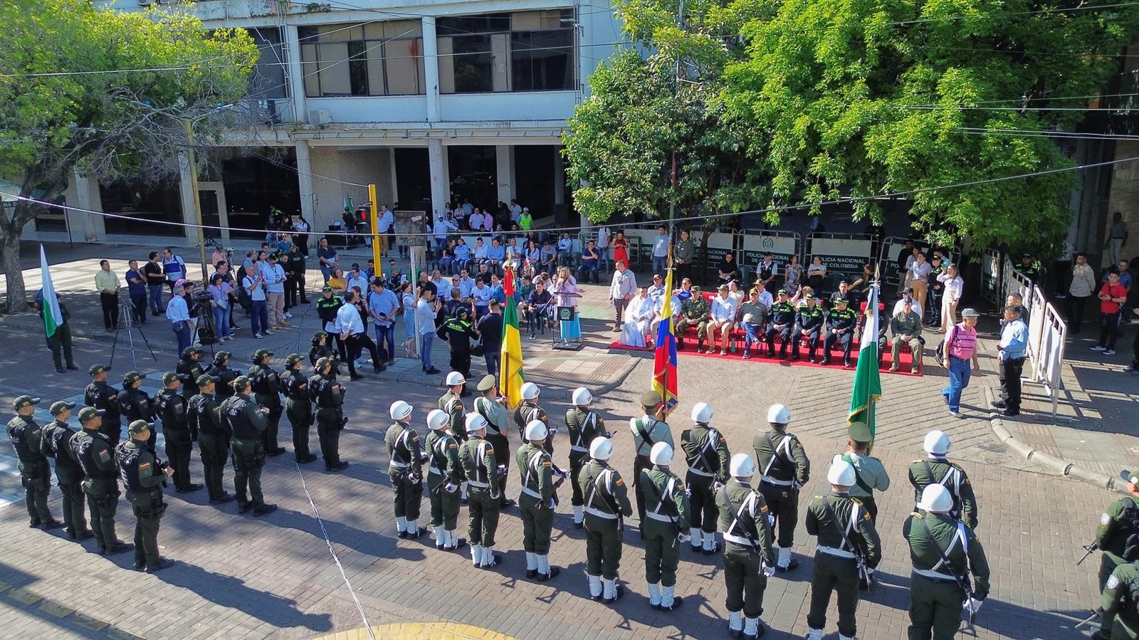 Alcalde de Neiva, Germán Casagua, entrega unidad GAULA para reforzar la seguridad ciudadana