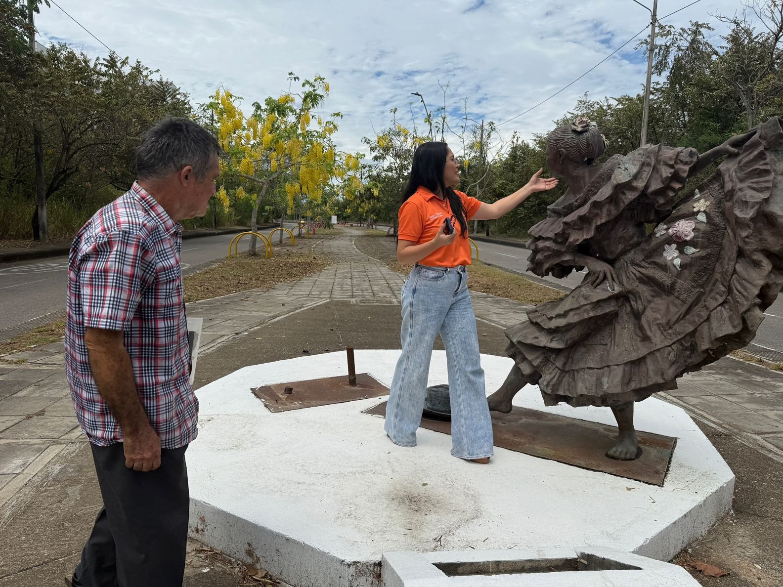 Se restaurarán esculturas del Sanjuanero huilense en Neiva, gracias al apoyo de la Alcaldía
