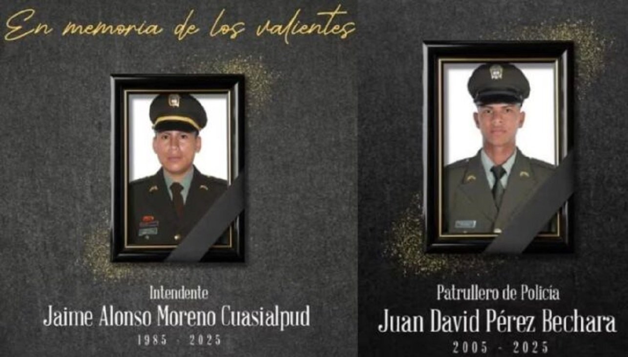 Dos policías fueron asesinados en ataque armado en Saravena; investigan a grupos ilegales